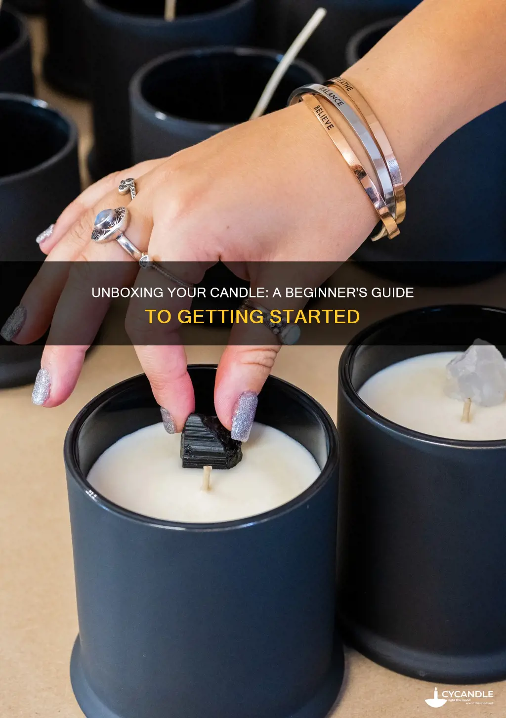 how to open a candle