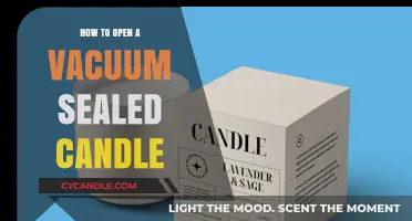 Unsealing Vacuum-Packed Candles: Quick and Easy Methods