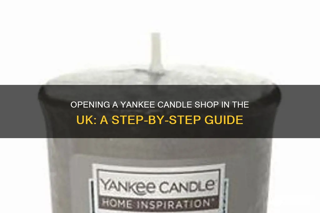 how to open a yankee candle shop uk