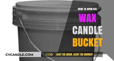 Easy Steps to Safely Open Your Gel Wax Candle Bucket