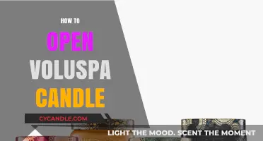 Unlocking the Scent: Opening Voluspa Candles