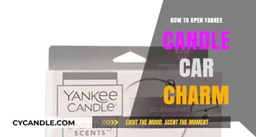 Easy Steps to Open Your Yankee Candle Car Charm