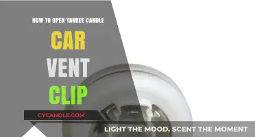 Easy Steps to Open Your Yankee Candle Car Vent Clip