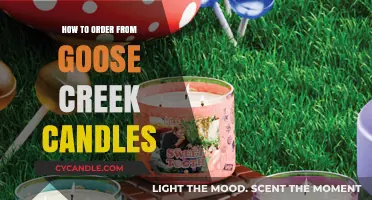 Goose Creek Candles: A Guide to Ordering