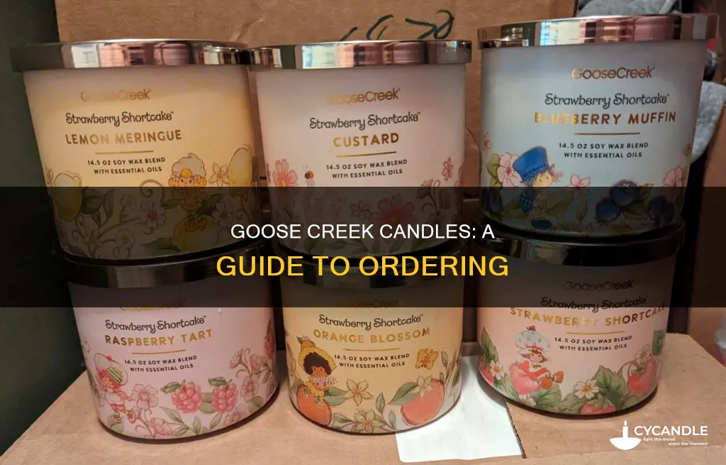 how to order from goose creek candles