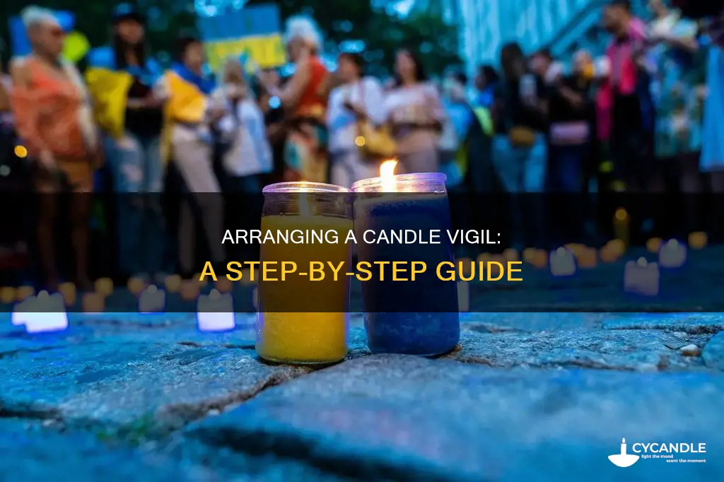 how to organize a candle vigil