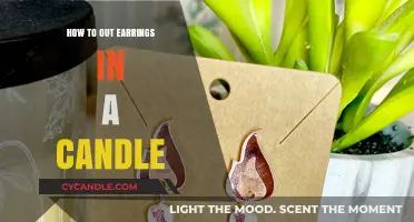 Creative Ways to Embed Earrings in Candles
