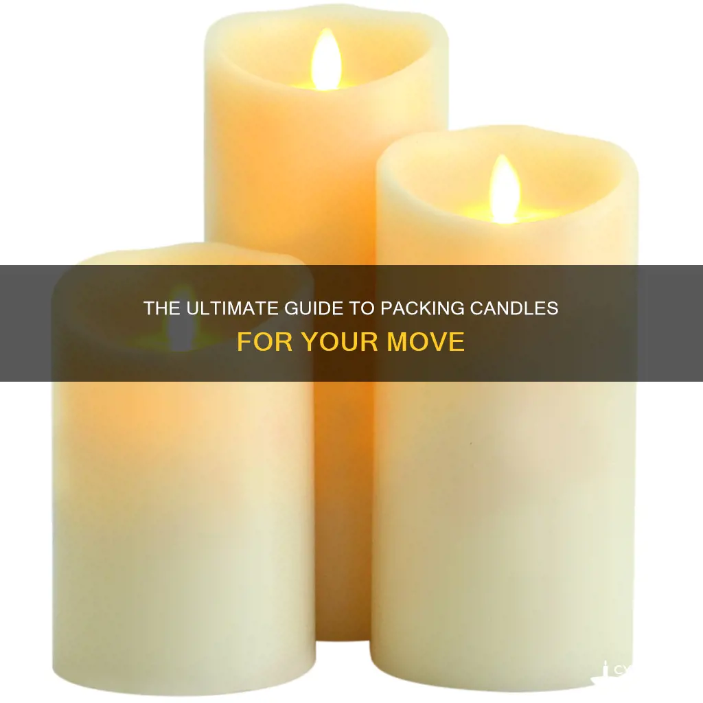 how to pack candles for a move