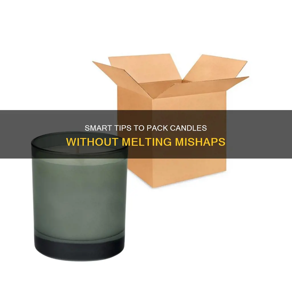 how to pack candles so they don t melt
