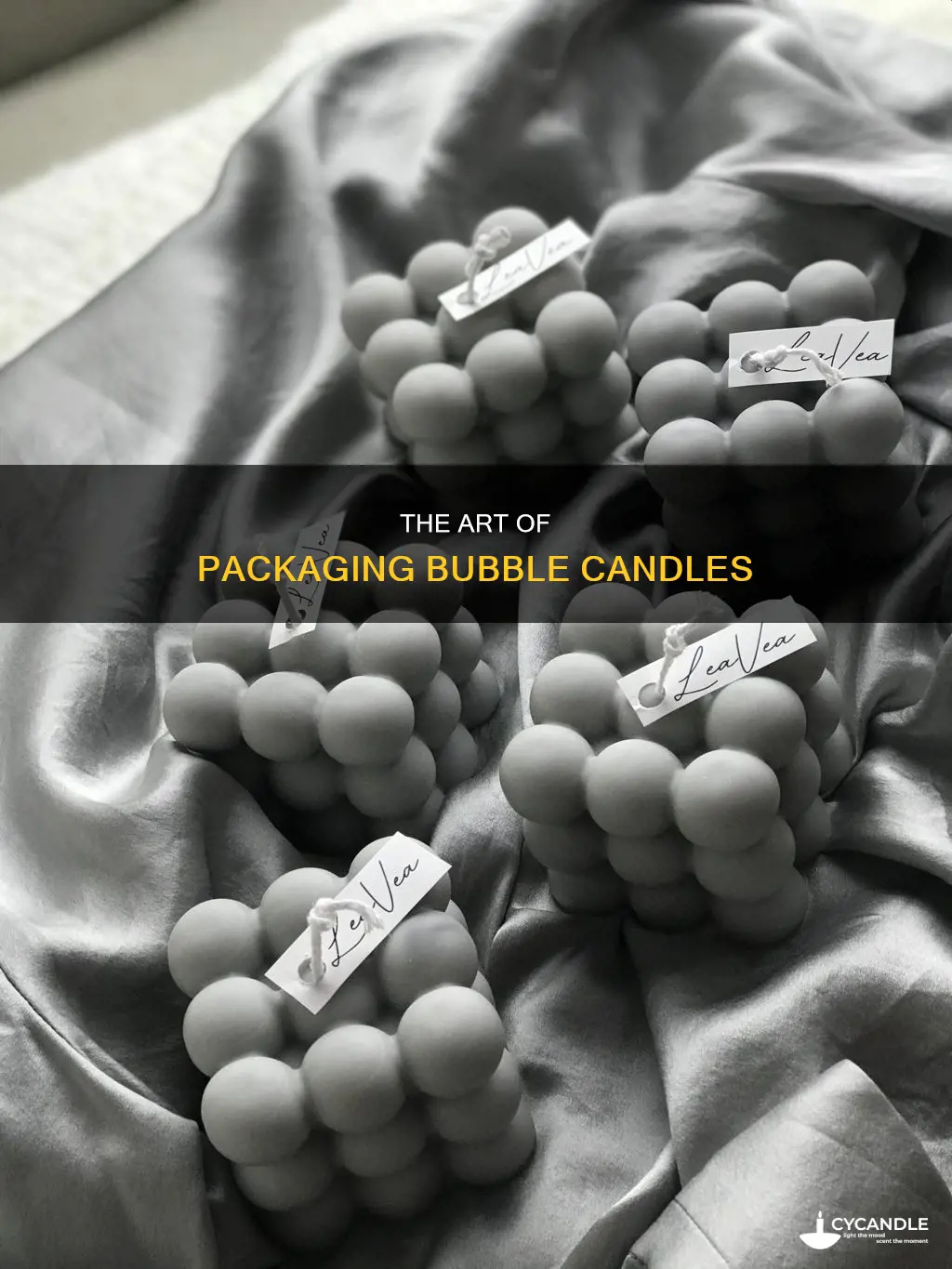 how to package bubble candles