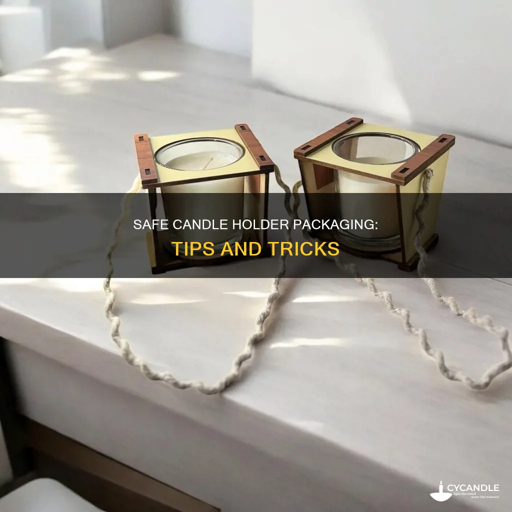 how to package candle holders