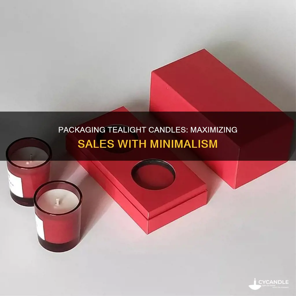 how to package tealight candles for sales