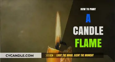 Capturing the Candle's Flame in Paint