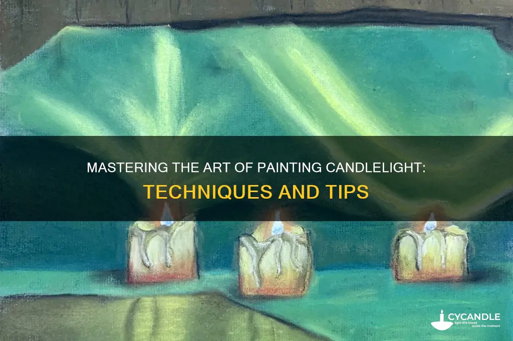 how to paint candle light