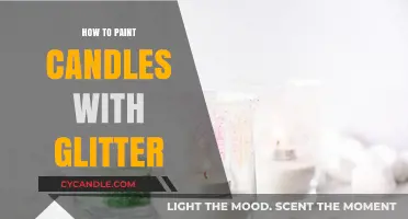 Glitter Candles: A Sparkly DIY Guide