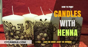 Creating Henna-Painted Candles: A Beginner's Guide