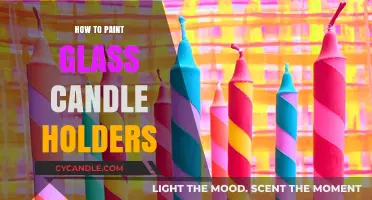 Glass Candle Holders: Painting Techniques and Tips