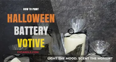 Spooky Glow: Painting Halloween Battery Votives for a Festive Touch