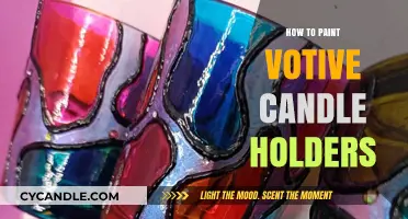 Creative Votive Candle Holder Painting Ideas