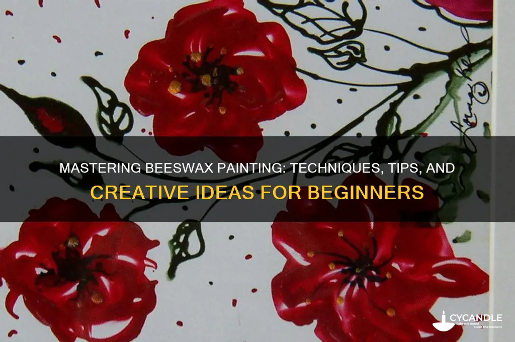 how to paint with beeswax
