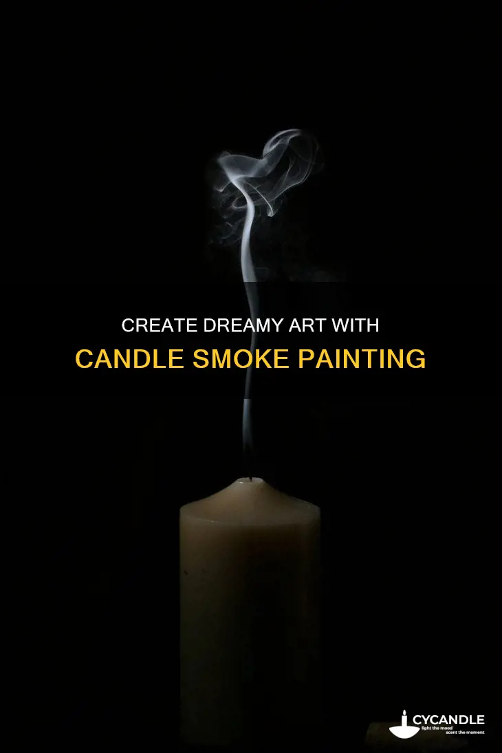 how to paint with candle smoke