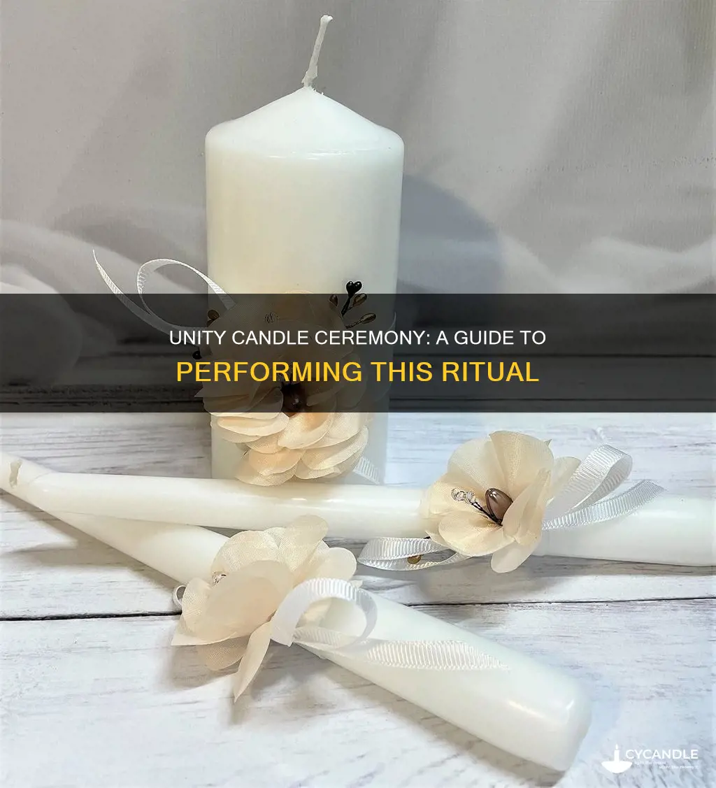 how to perform a unity candle ceremony