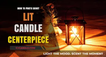 Capturing the Perfect Lit Candle Centerpiece