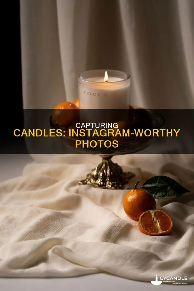 how to photograph a candle for insta