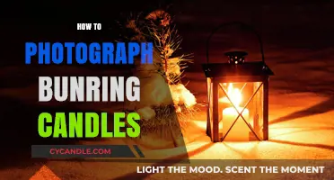 Capturing the Warmth of Burning Candles in Photos