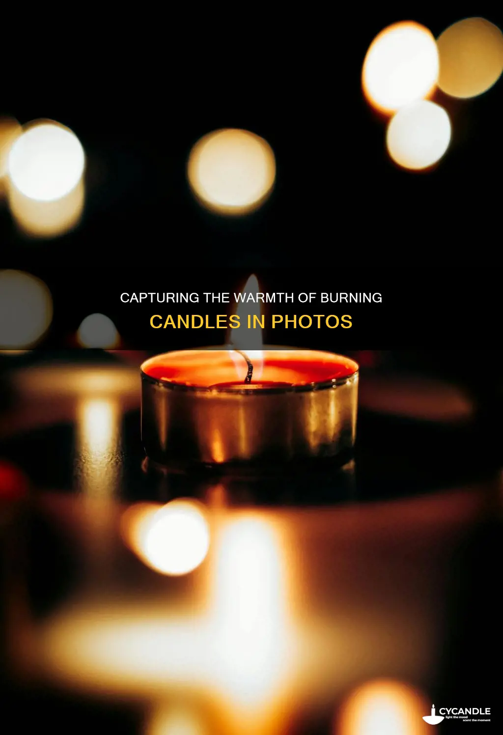 how to photograph bunring candles
