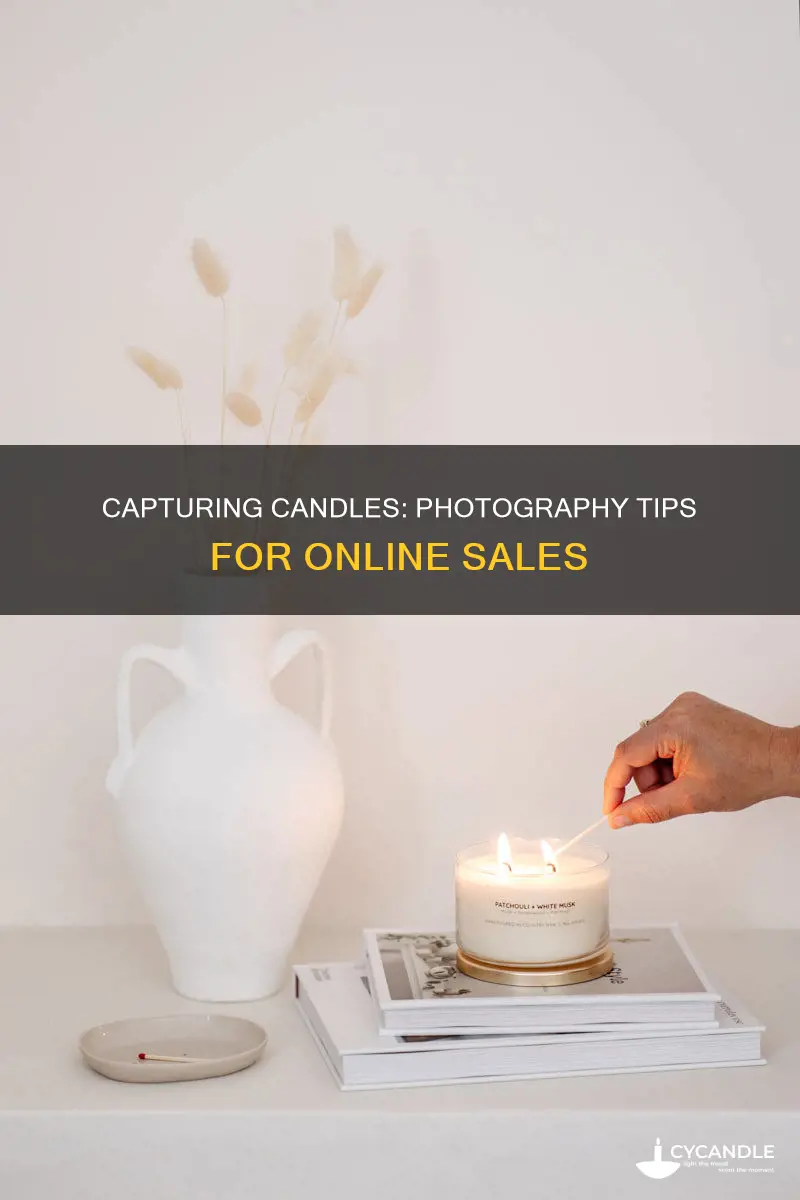 how to photograph candles for sale