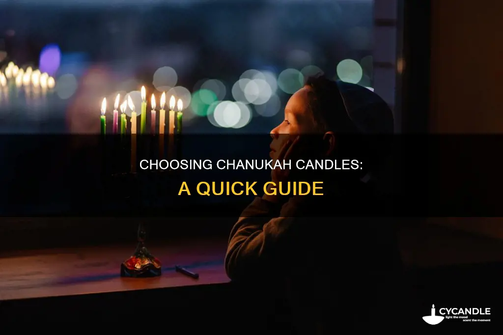 how to pick chanukah candles