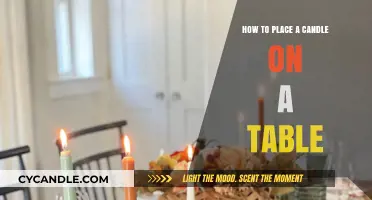 The Perfect Candle Placement for Your Table