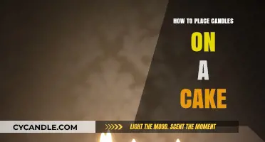 The Art of Placing Candles on a Cake