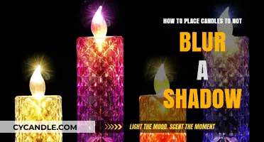 Candle Placement: Avoiding Shadow Blur
