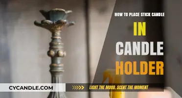 Positioning Stick Candles in a Holder: A Step-by-Step Guide