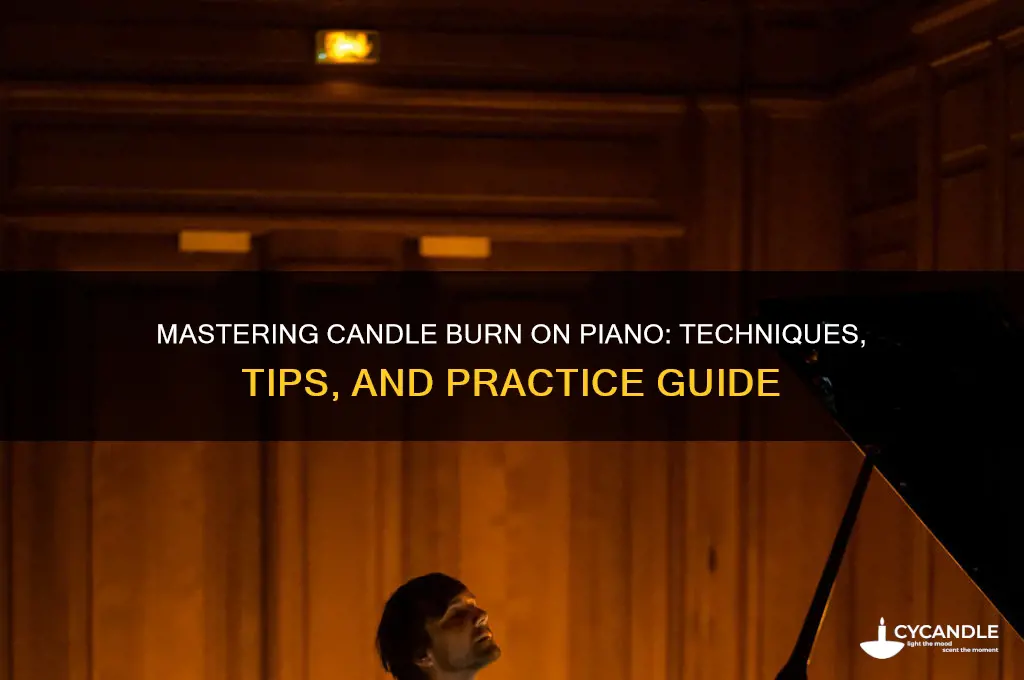how to play candle burn on piano