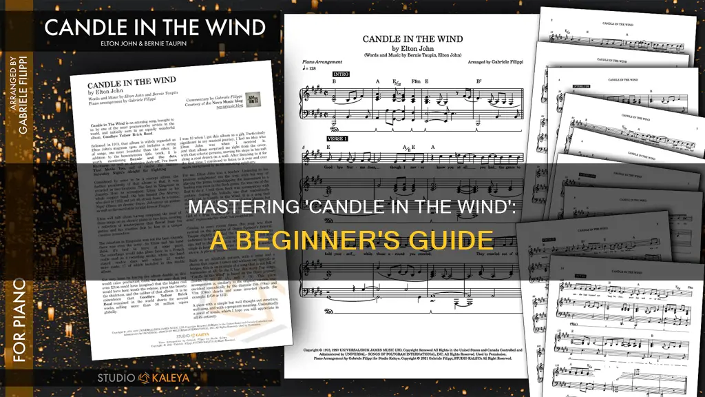 how to play candle in the wind