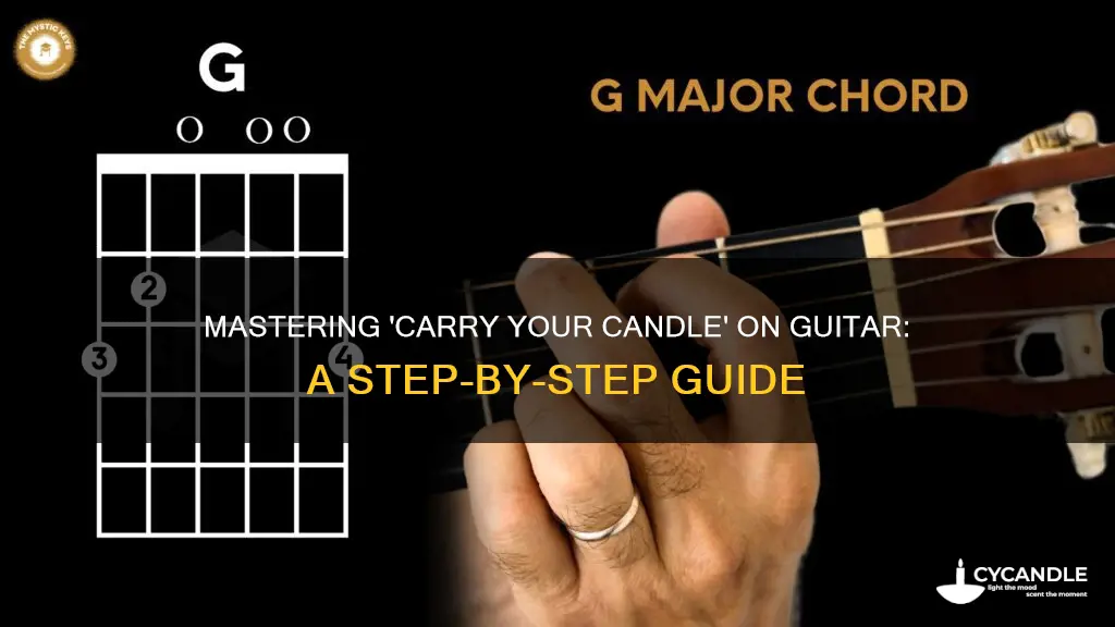 how to play carry your candle on guitar