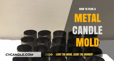The Secret to Plugging Metal Candle Molds