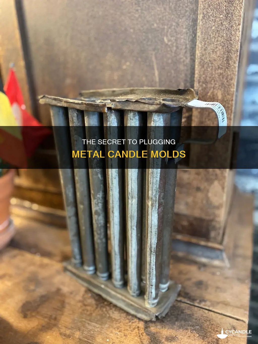 how to plug a metal candle mold