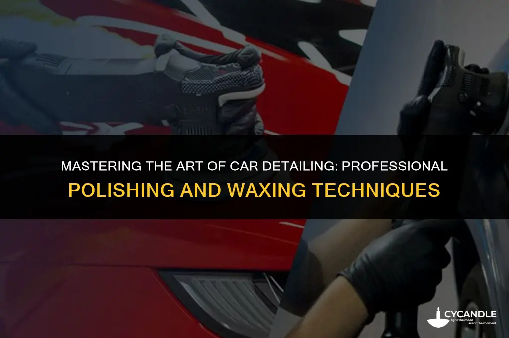how to polish and wax a car professionally