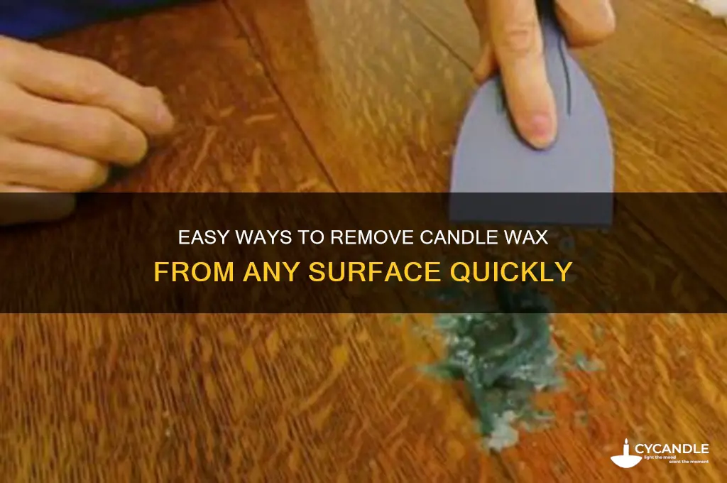 how to pop out candle wax