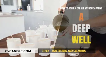 Perfect Candle Pouring: Avoid Deep Wells with These Simple Tips