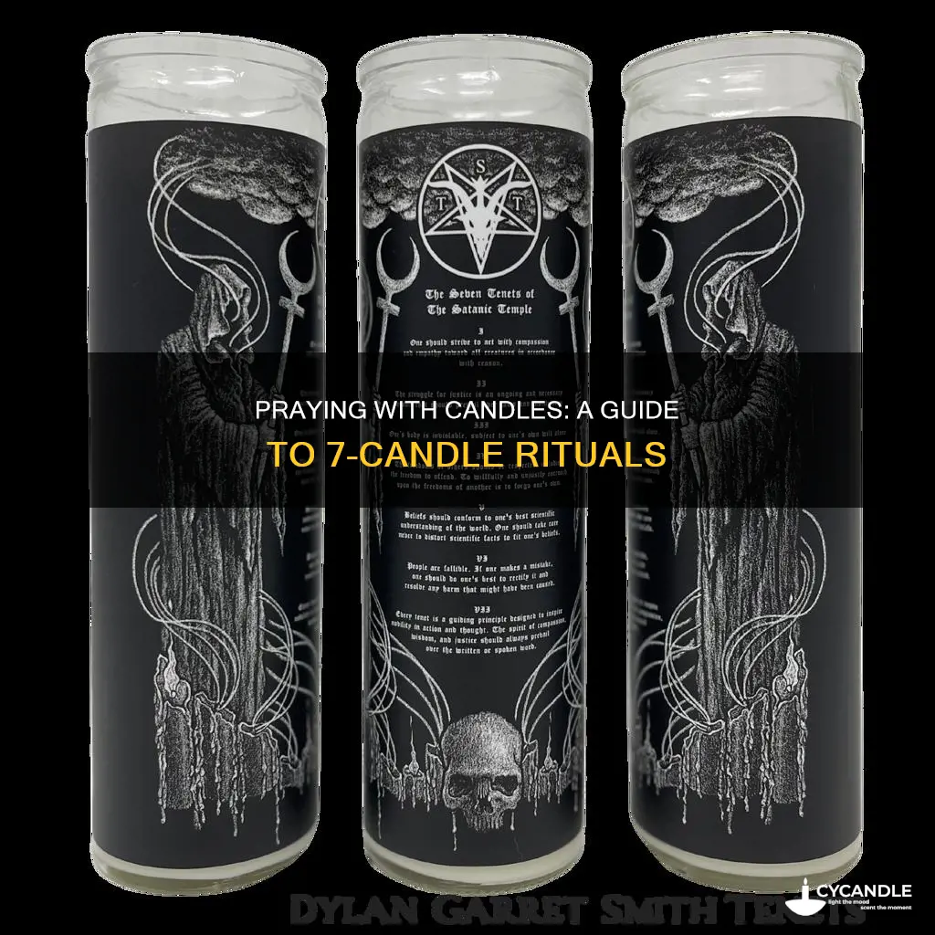 how to pray with 7 candles