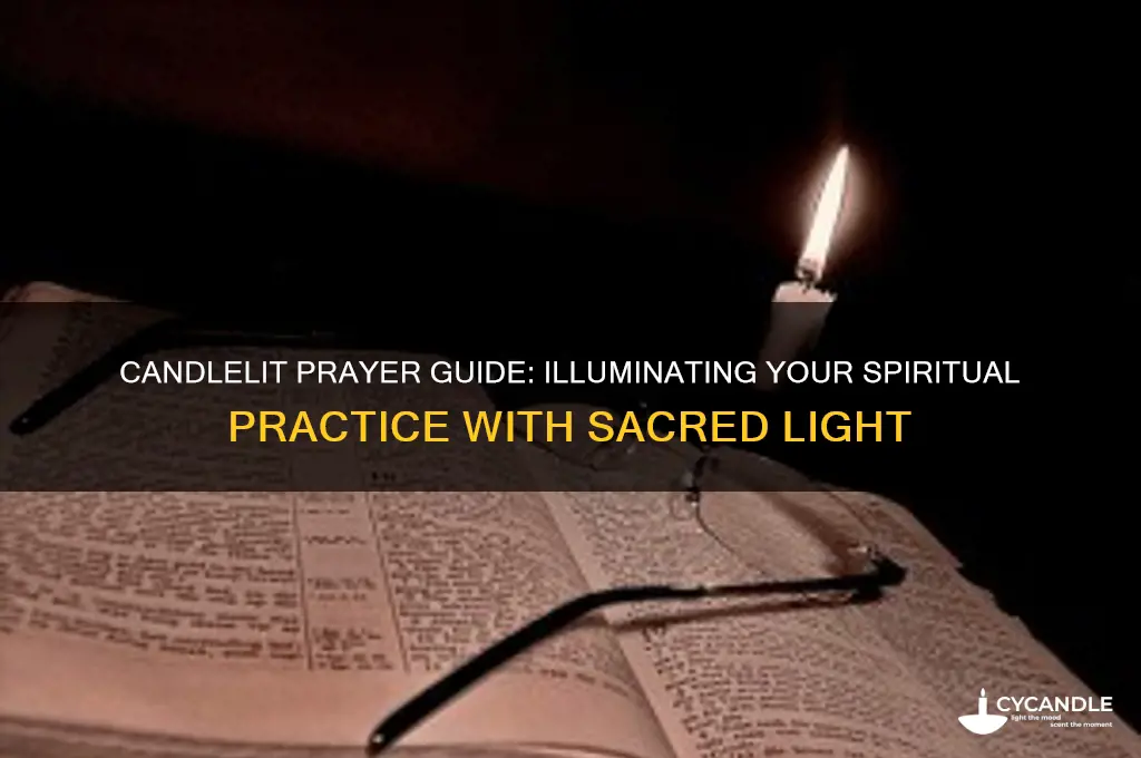 how to pray with candle light