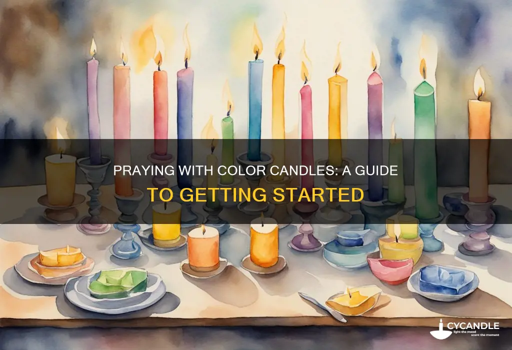 how to pray with colour candles