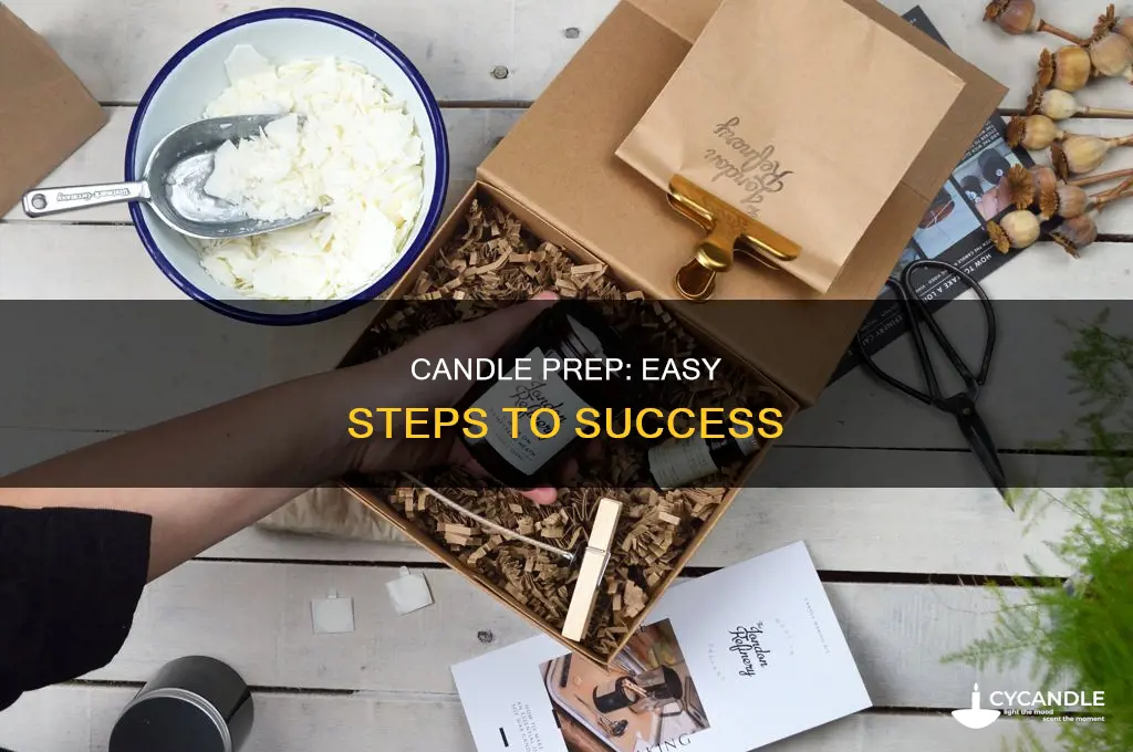 how to prep a candle