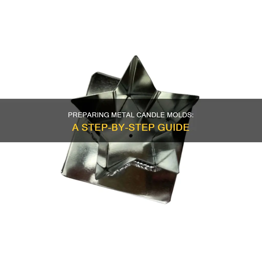 how to prepair a metal candle mold