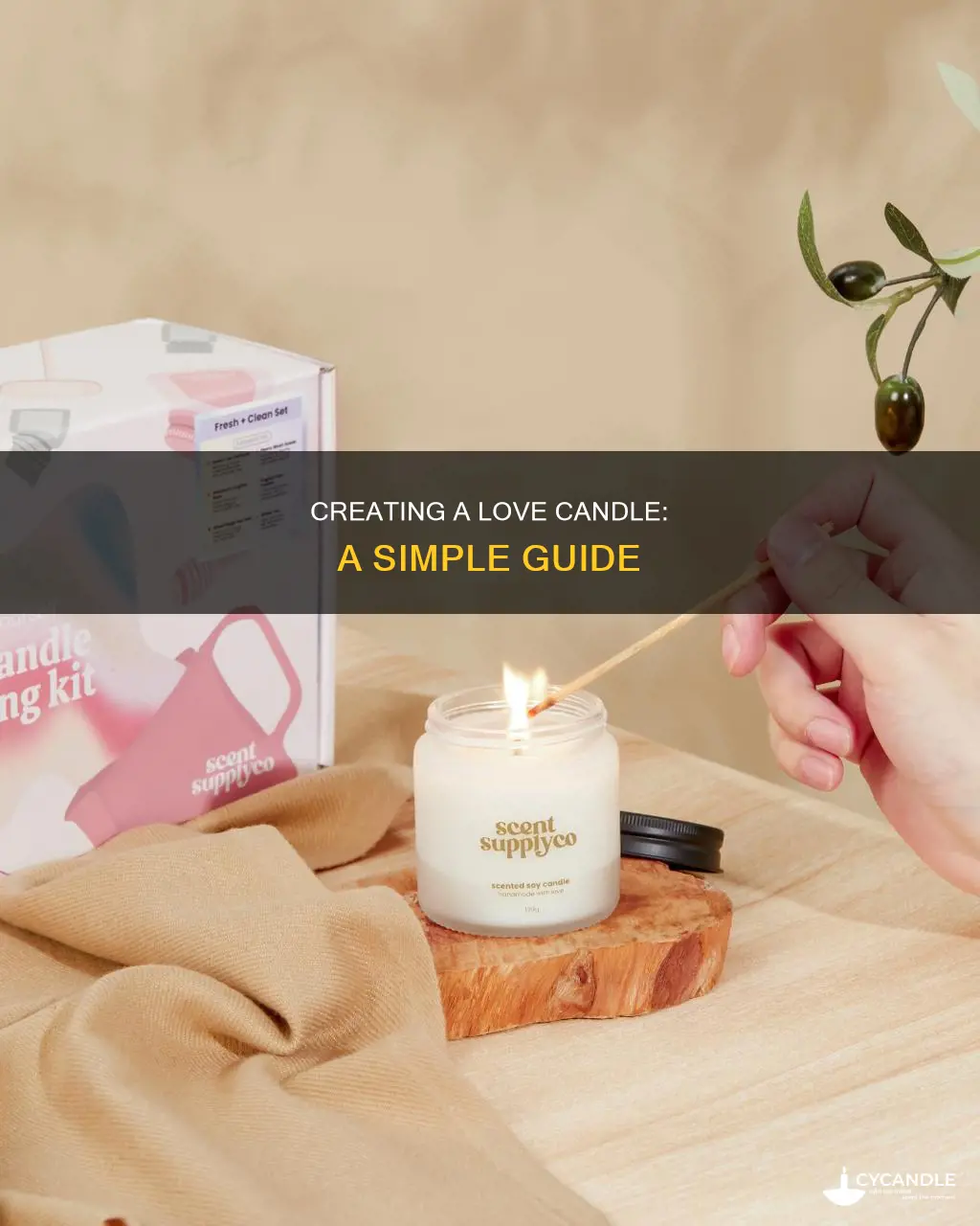 how to prepare a love candle